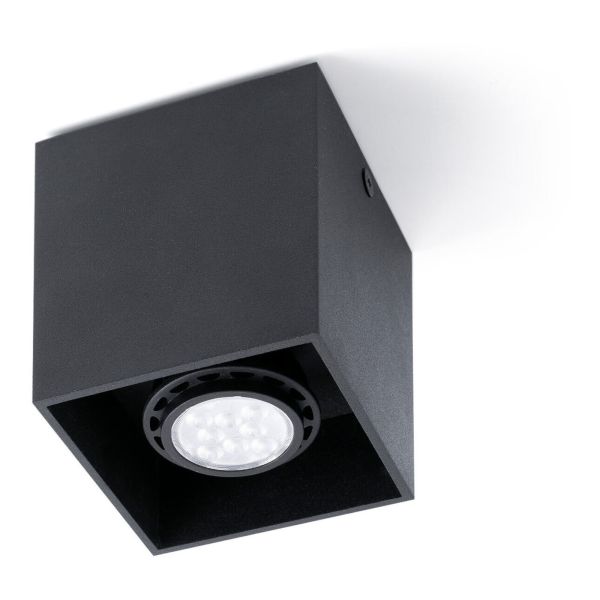 Точковий світильник Faro 63271 TECTO Black ceiling lamp GU10