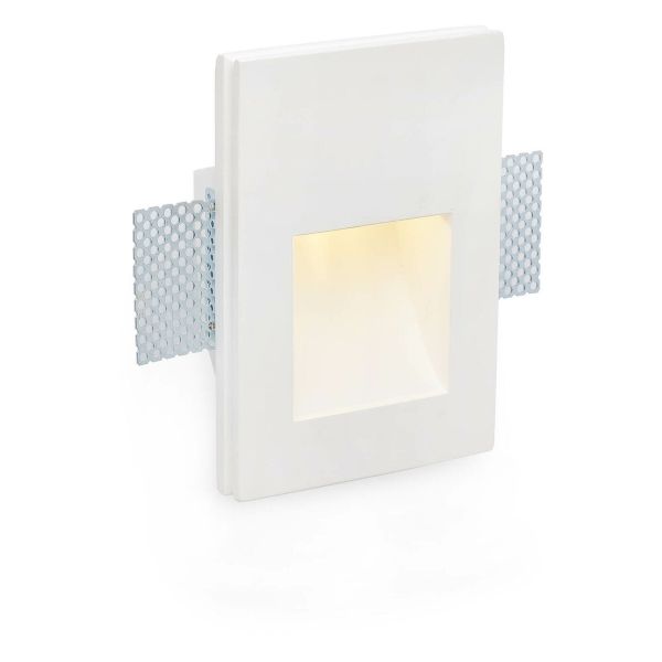 Lampa ścienna Faro 63283 PLAS SQ White recessed lamp