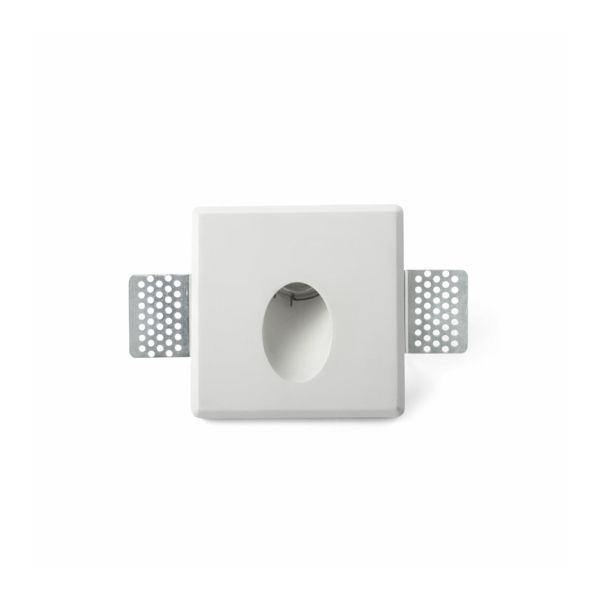 Lampa ścienna Faro 63425 Tuk Recessed White Plaster 2W 2700K