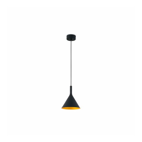 Lampa wisząca Faro 64160 PAM 165 Black and gold pendant lamp