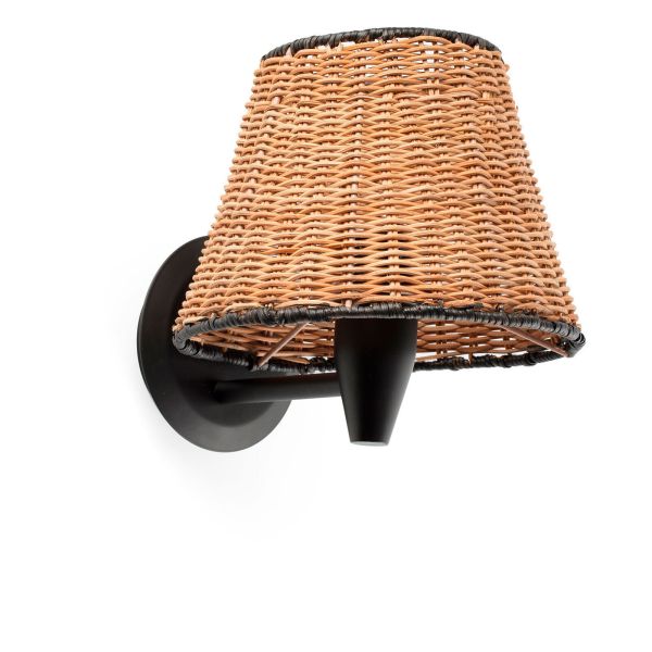 Бра Faro 64307-71 SUMBA Black/rattan table lamp