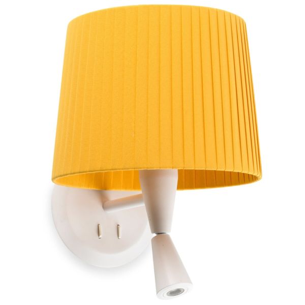 Kinkiet Faro 64308-36 SAMBA White/ribbon yellow wall lamp with reader