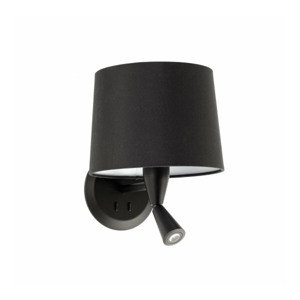 Kinkiet Faro 64309-03 CONGA Black/black wall lamp with reader