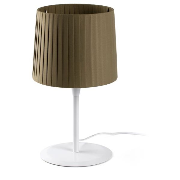 Lampa stołowa Faro 64310-40 SAMBA White/ribbon green table lamp