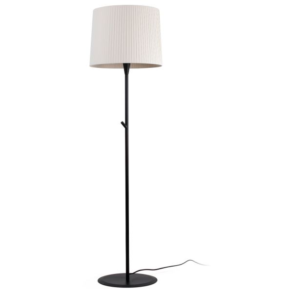 Lampa podłogowa Faro 64313-41 SAMBA Black/ribbon beige floor lamp