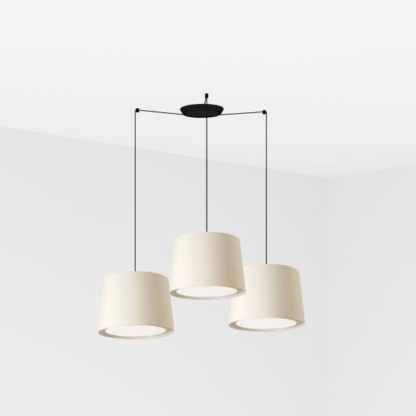 Żyrandol Faro 64314-54-3L CONGA 3L White pendant lamp