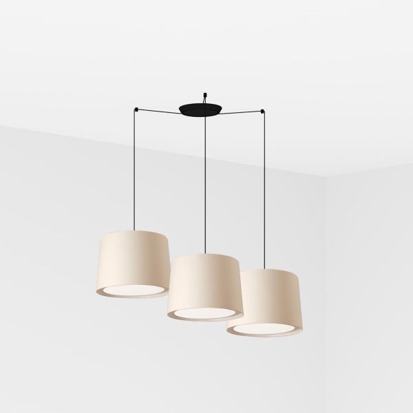 Żyrandol Faro 64314-55-3L CONGA 3L Beige pendant lamp