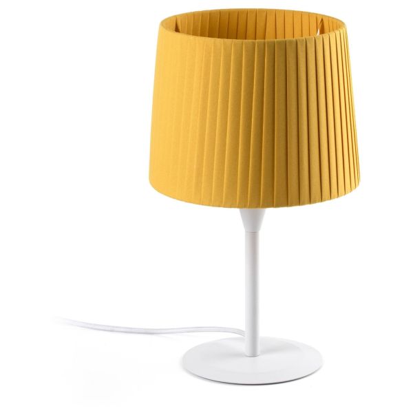 Lampa stołowa Faro 64316-36 SAMBA S White/ribbon yellow mini table lamp