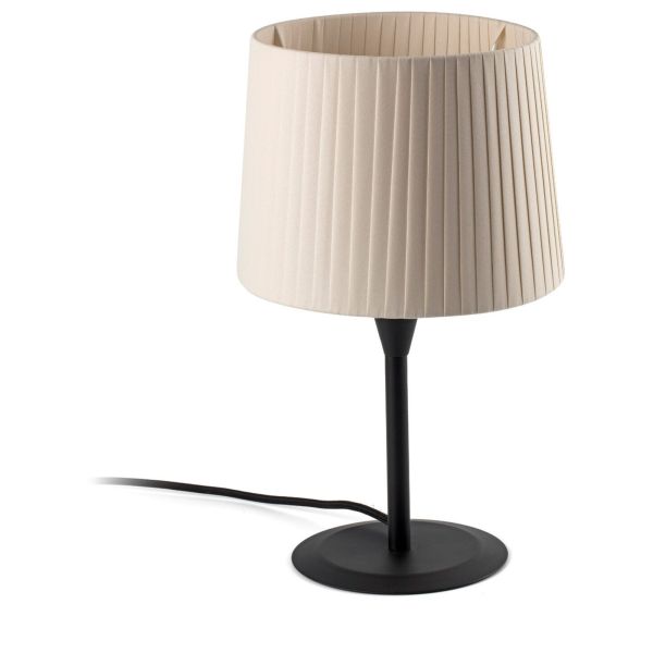 Lampa stołowa Faro 64317-35 SAMBA S Black/ribbon beige mini table lamp