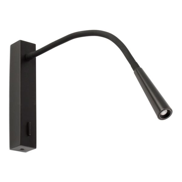 Бра Faro 64319 FLIN Black wall lamp