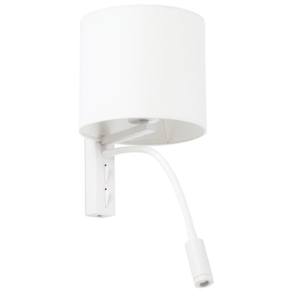 Kinkiet Faro 64322 TIRA White wall lamp with reader