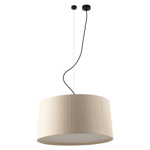 Підвісний світильник Faro 64330-154 Samba 700 Colg. Offset Black Scr. Beige 3xE27
