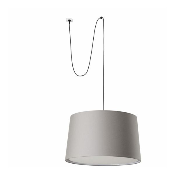 Підвісний світильник Faro 64331-132 Windsor Pendant Lamp W/plug Black Scr. Gray 3x27