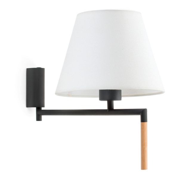 Kinkiet Faro 64400-10 RON Dark grey/white wall lamp
