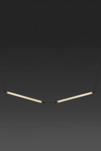 Підвісний світильник Faro 64632-131 Lumina 600 2L Colg Emp S/m Curveded Neg Led 24W 22