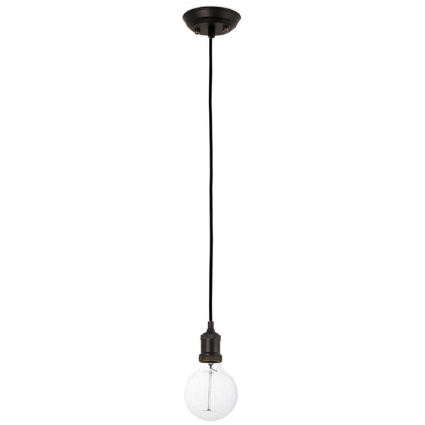 Підвісний світильник Faro 65134 ART Black pendant lamp