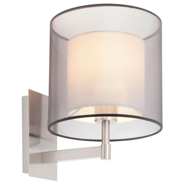 Kinkiet Faro 68544 SABA Matt nickel wall lamp