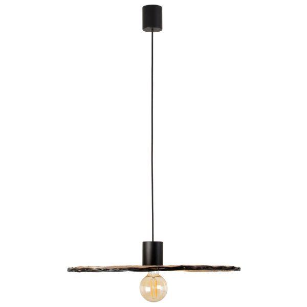 Lampa wisząca Faro 68590-69 COSTAS 600 Black/rattan pendant lamp