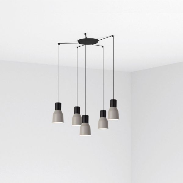 Люстра Faro 68591-5L KOMBO 120 5L Grey pendant lamp