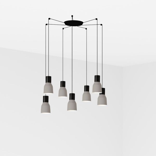 Люстра Faro 68591-7L KOMBO 120 7L Grey pendant lamp