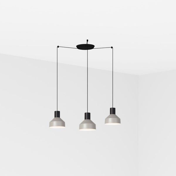 Żyrandol Faro 68593-3L KOMBO 200 3L Grey pendant lamp