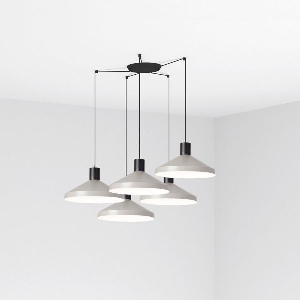 Żyrandol Faro 68595-5L KOMBO 400 5L Grey pendant lamp