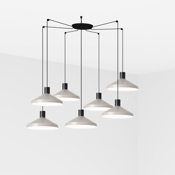 Żyrandol Faro 68595-7L KOMBO 400 7L Grey pendant lamp