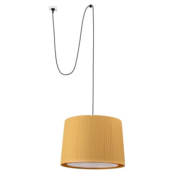 Lampa wisząca Faro 68604-45 SAMBA Black/yellow pendant lamp with plug