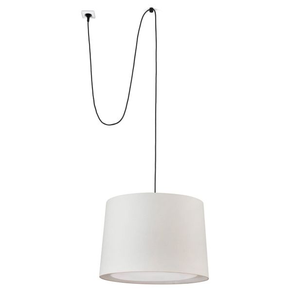 Lampa wisząca Faro 68604-55 CONGA Beige pendant lamp with plug