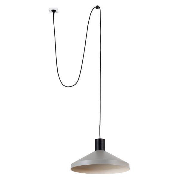 Lampa wisząca Faro 68604-66 KOMBO 400 Grey pendant lamp with plug