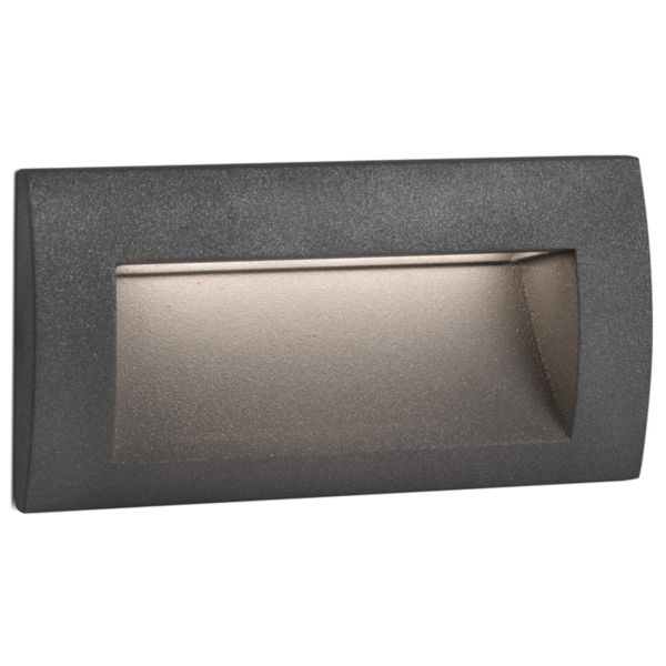 Настінний світильник Faro 70147 SEDNA RCT Dark grey recessed lamp