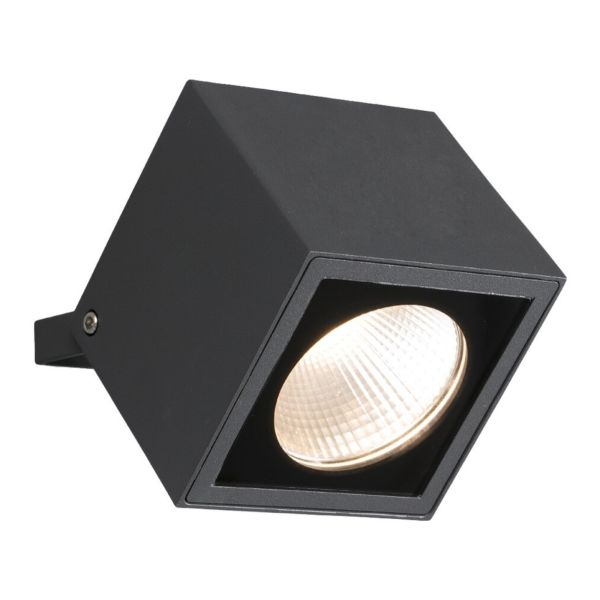 Lampa ścienna Faro 70161 OKO Dark grey projector lamp