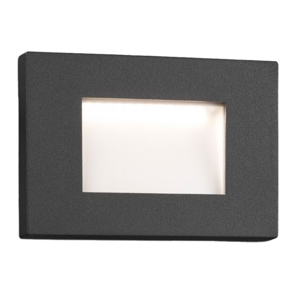 Lampa ścienna Faro 70162 SPARK Dark grey recessed lamp