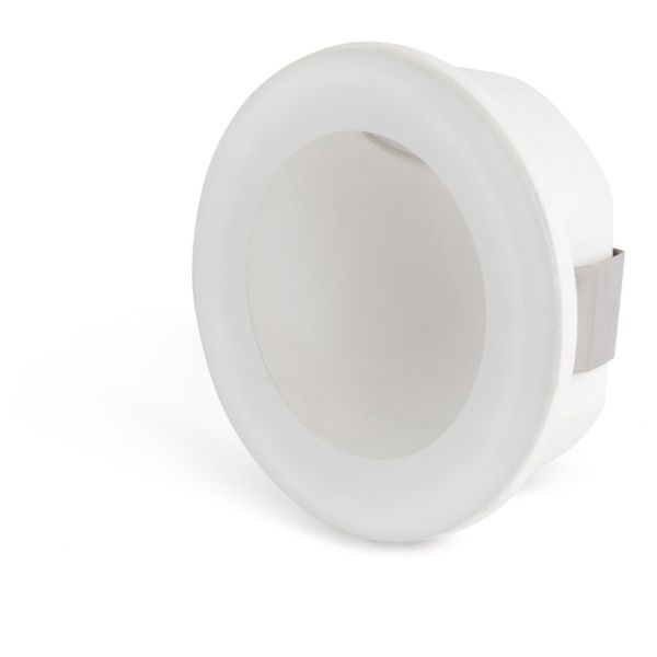 Lampa ścienna Faro 70265 GALO R Round white downlight