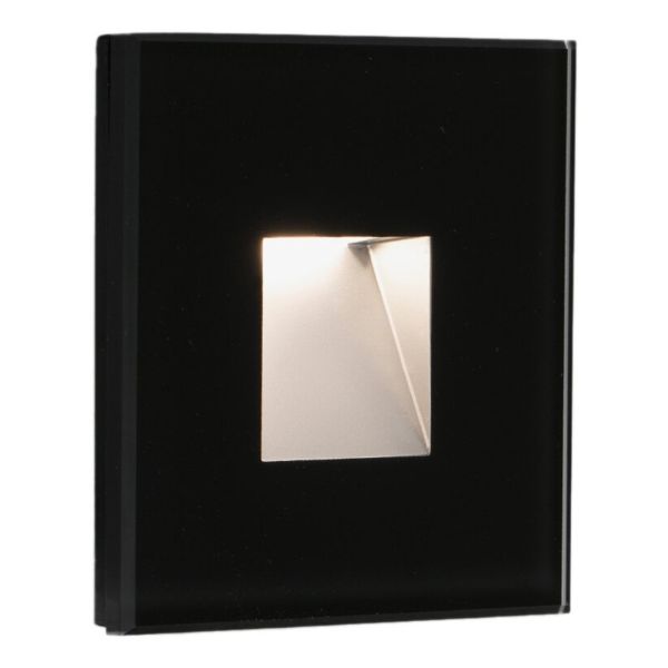 Настінний світильник Faro 70273N Dart SQ Black recessed lamp 3000K