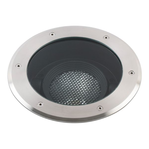 Lampa naziemna Faro 70306 GEISER 260 Grey orientable inox recessed 29W 10°