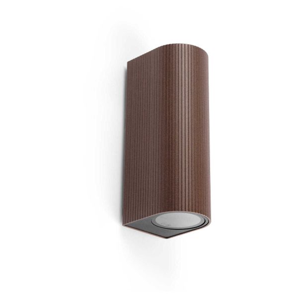Настінний світильник Faro 70329 Estela Wall L. Rust Brown 2xGU10