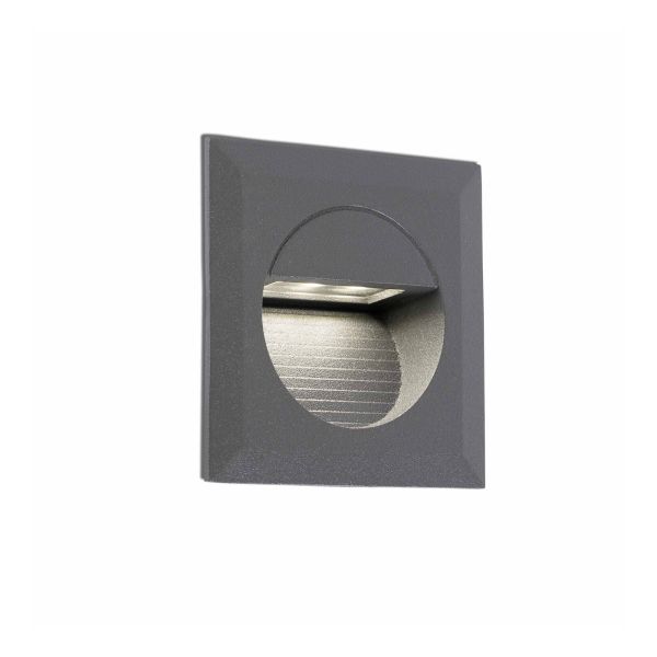 Lampa ścienna Faro 70402 MINI CARTER Dark grey recessed lamp