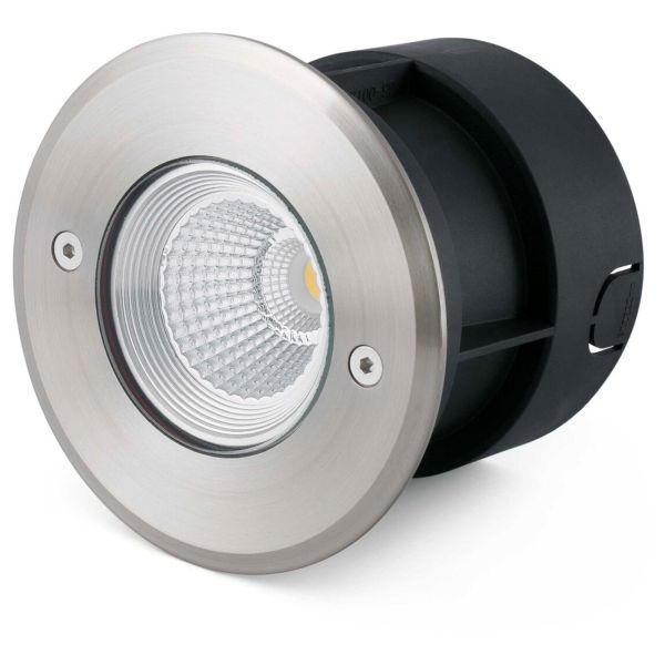 Грунтовий світильник Faro 70588 SURIA 120 Inox recessed lamp 24°