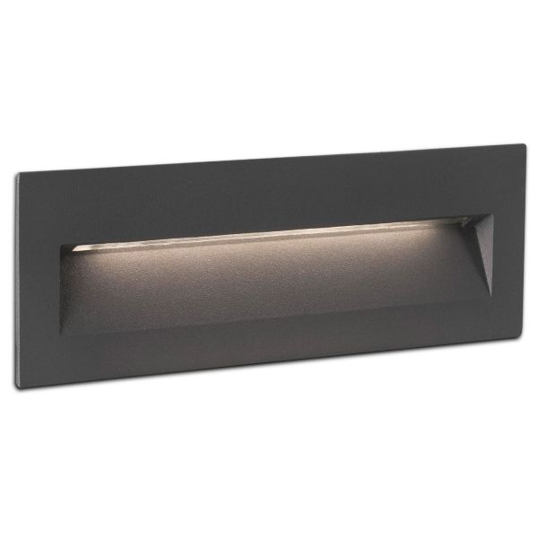 Lampa ścienna Faro 70638 NAT Dark grey recessed lamp