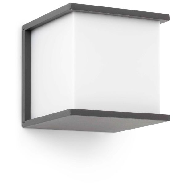 Lampa ścienna Faro 70689 KUBICK Dark grey wall lamp