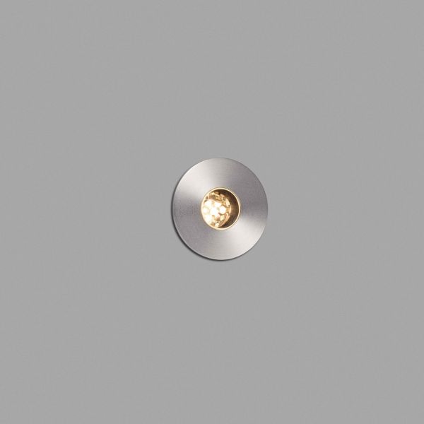 Грунтовий світильник Faro 70733 GRUND 37 Inox recessed lamp 2W 2700K