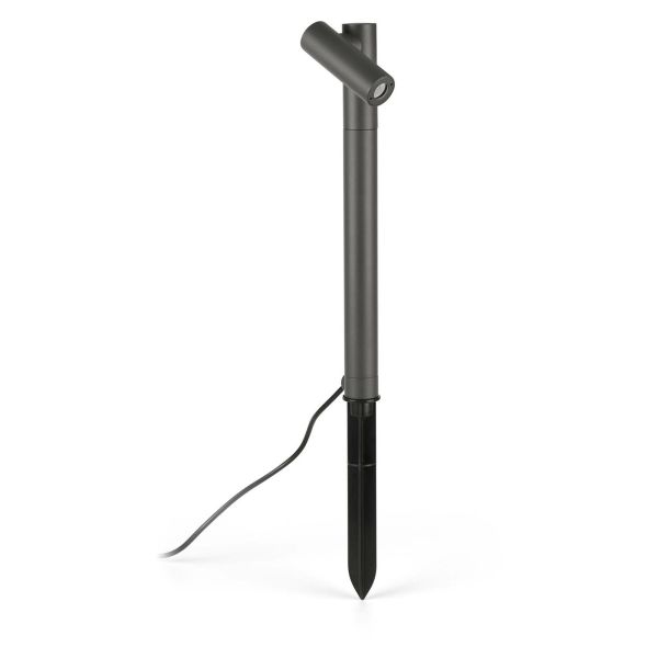 Парковий світильник Faro 70788 SPY 435 Dark grey spike lamp