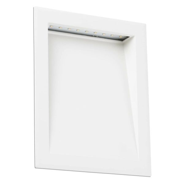 Lampa ścienna Faro 70901 SOUN 193 White recessed lamp