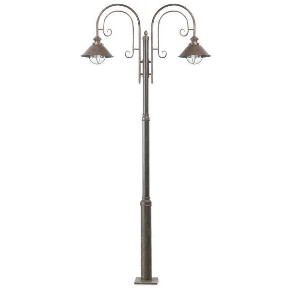 Latarnia uliczna Faro 71117 Nautica 2L Rust pole lamp