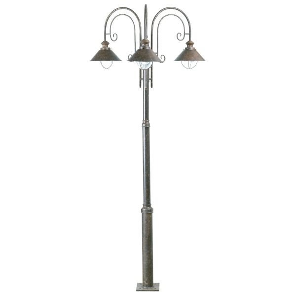 Ліхтарний стовп Faro 71118 Nautica 3L Rust pole lamp