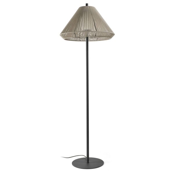 Торшер Faro 71569-09 Saigon OUT 1950 C70 Grey/beige floor lamp