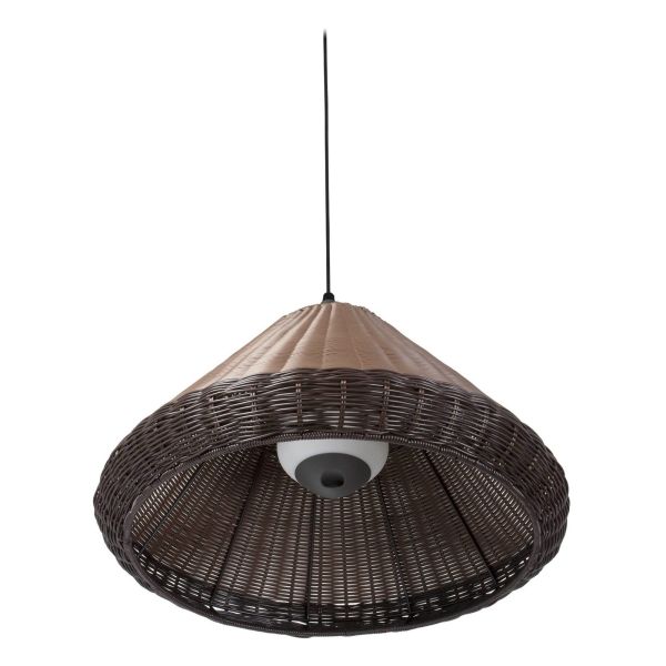 Підвісний світильник Faro 71579H-07 Saigon OUT Grey/brown pendant lamp W70 hole cap