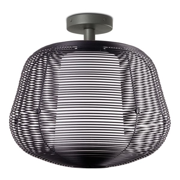 Plafon sufitowy Faro 72109-156 Nara Suspended Fix H100 Black 1xE27