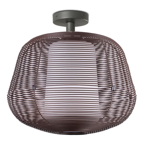 Plafon sufitowy Faro 72109-157 Nara Suspended Fix H100 Rust Brown 1xE27